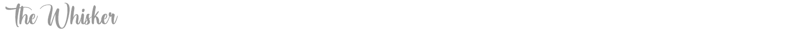 The Whisker font preview